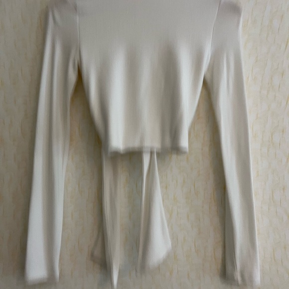 Open back Mock Neck Top - Picture 2 of 2